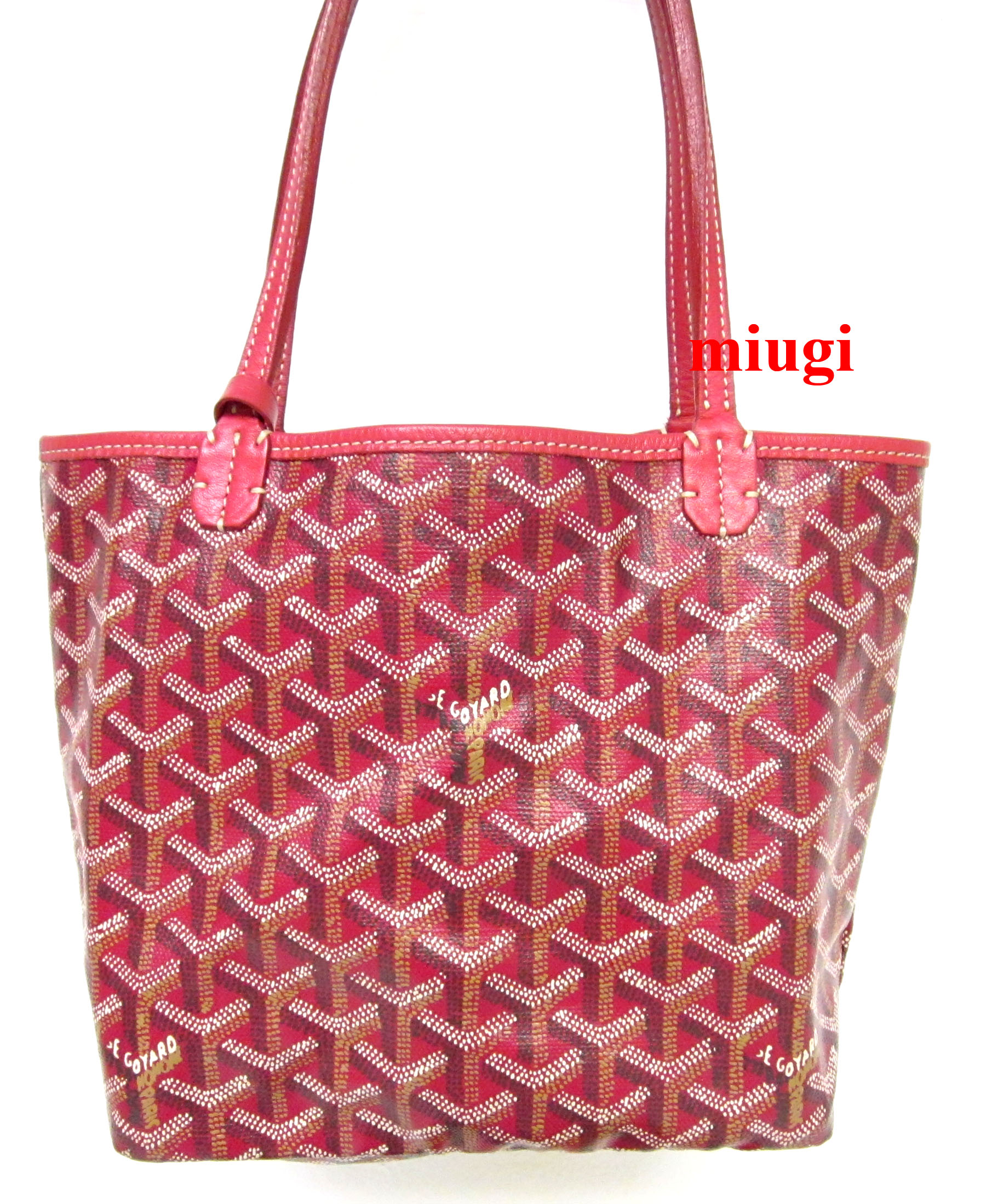 AUTHENTIC Goyard St. Louis Shopping Tote Handbag Purse | eBay